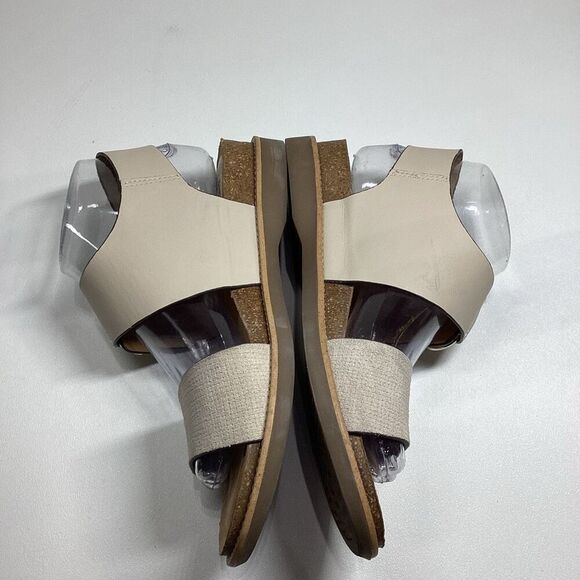 Sofft Bijou Open Toe Sandal Beige | Comfort Leather Wedge Size 7.5 - Picture 6 of 15